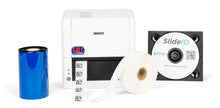 Load image into Gallery viewer, Microscope slide printer with labels and ribbon