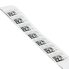 Load image into Gallery viewer, Printed microscope slide labels with barcodes