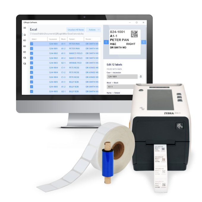 SlideID - Microscope Slide Label Printer Package - BASIC