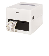 Load image into Gallery viewer, Front of white Citizen CL-E303CBI laboratory barcode label printer
