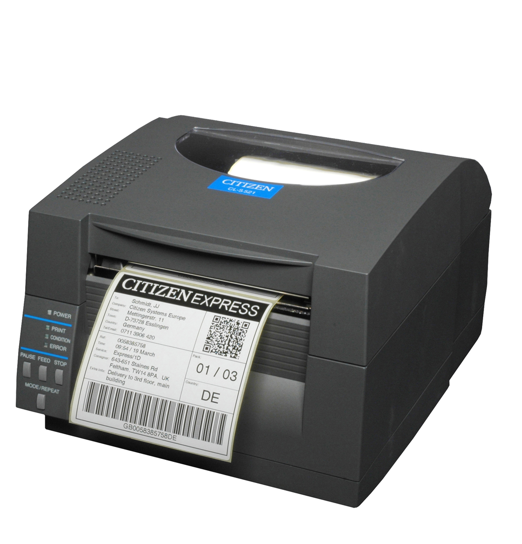 Citizen-Systems CL-S521CBI Laboratory Barcode Label Printer