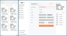 Load image into Gallery viewer, ESPO slide printer template with barcode scanner

