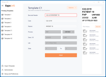 Load image into Gallery viewer, ESPO slide printer cytology template
